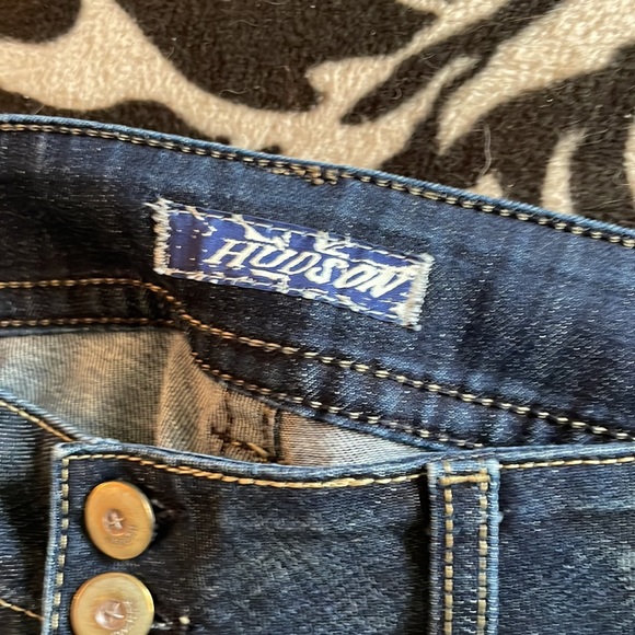 HUDSON FLARE 32” BOOTCUT JEANS DARK RINSE - Picture 3 of 7